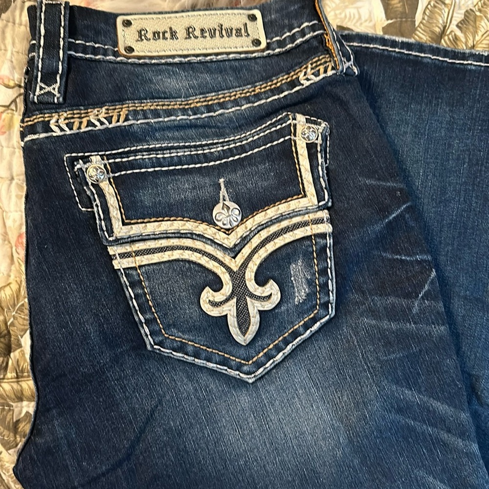 Rock Revival denim capri’s
